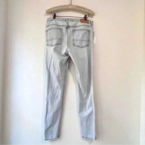 PacSun Stacked Skinny Jeans Distressed Men’s 32x32 Light Wash - Picture 3 of 16
